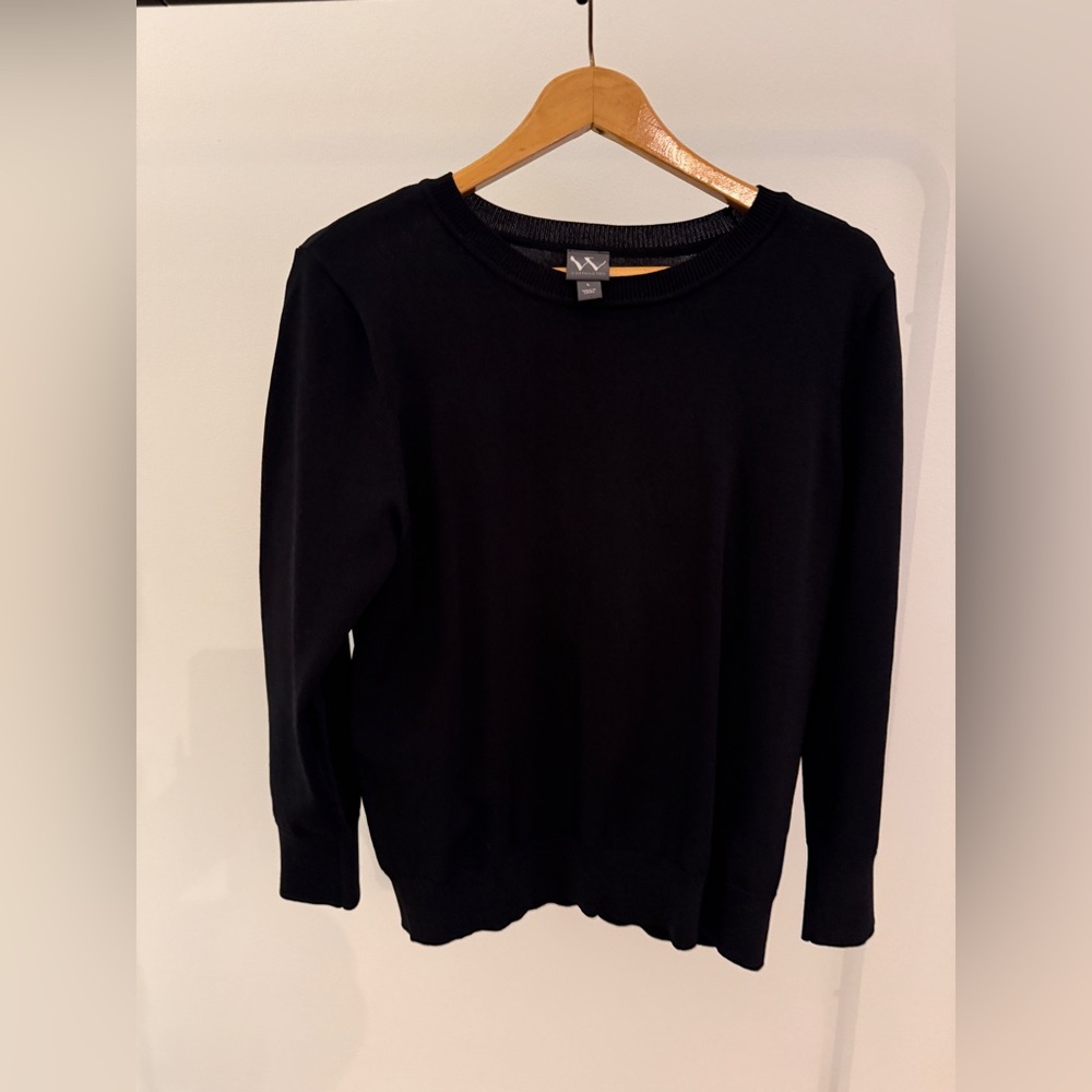Worthington Black Knit Top